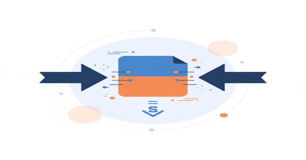 Online image compressor tool banner showing icons for JPG, PNG, and WebP compression.