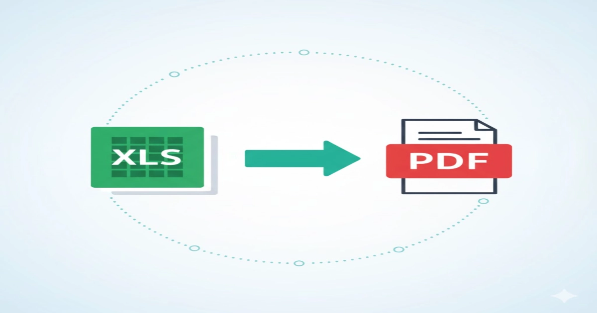 Excel to PDF Converter – Free online tool to convert XLS and XLSX files into high-quality PDF instantly.