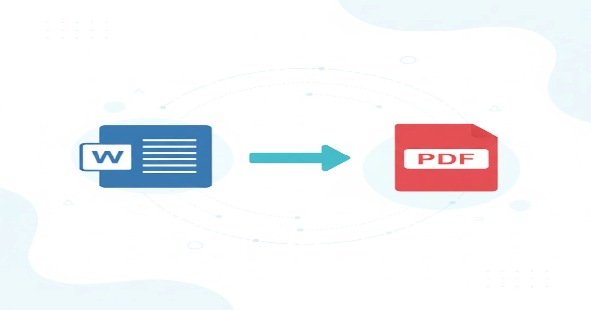 Word to PDF converter interface showing options to upload Word files and convert them into PDF format.